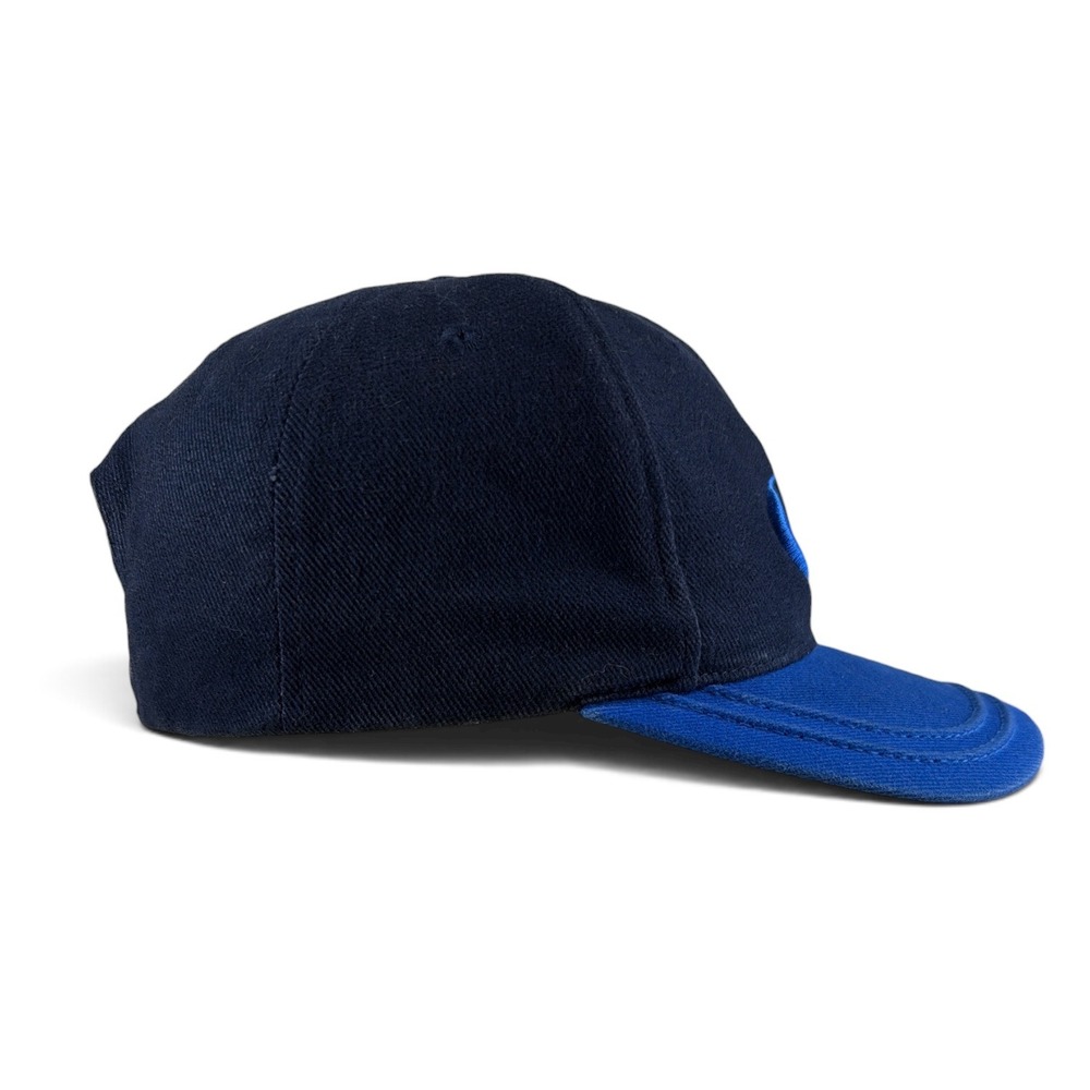 Vintage 1990's Nike Center Swoosh Air Snapback Cap Hat Mens OSFA Blue - Picture 2 of 9